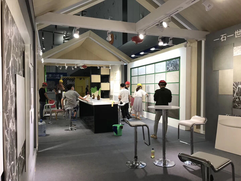 潭州瑞成—陶瓷展展臺施工布置